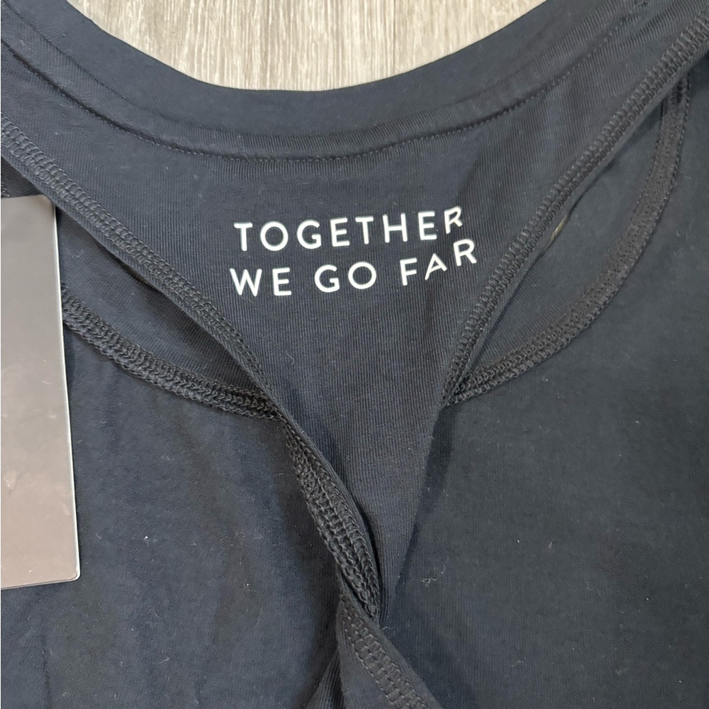 PELOTON Front Logo Black Twist Back Tank NWT Size Small - Picture 6 of 6